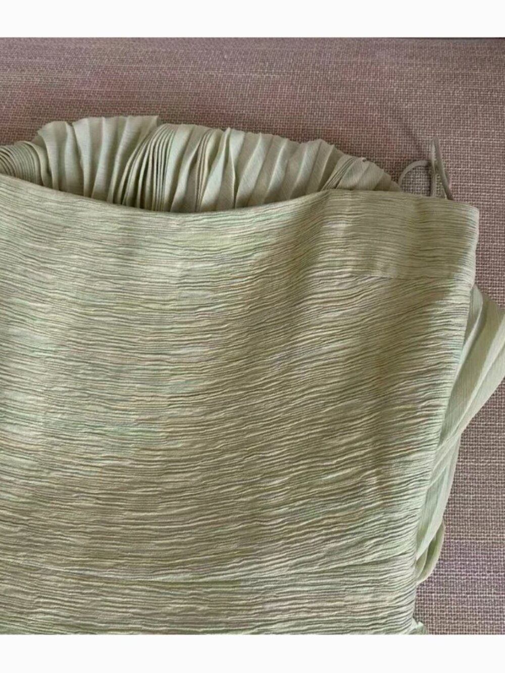 BEST Alexis Sunniva Maxi Dress Gown - Sage Pleated Party Cocktail Wedding - Picture 8 of 13